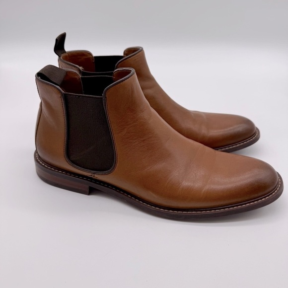 NORDSTROM cognac leather boot men’s main image 8